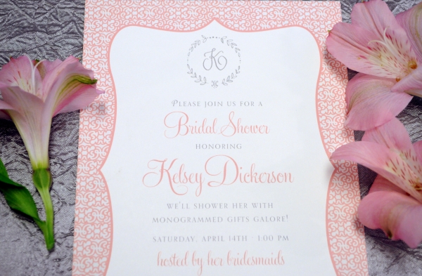 Southern Bridal Shower Invitations 4